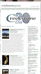 Mobile Screenshot of creekstonepress.com